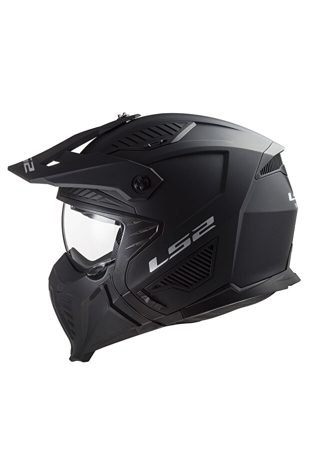 DRIFTER MAT SİYAH KASK - 2