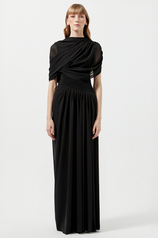 Rouge Dress İn Black