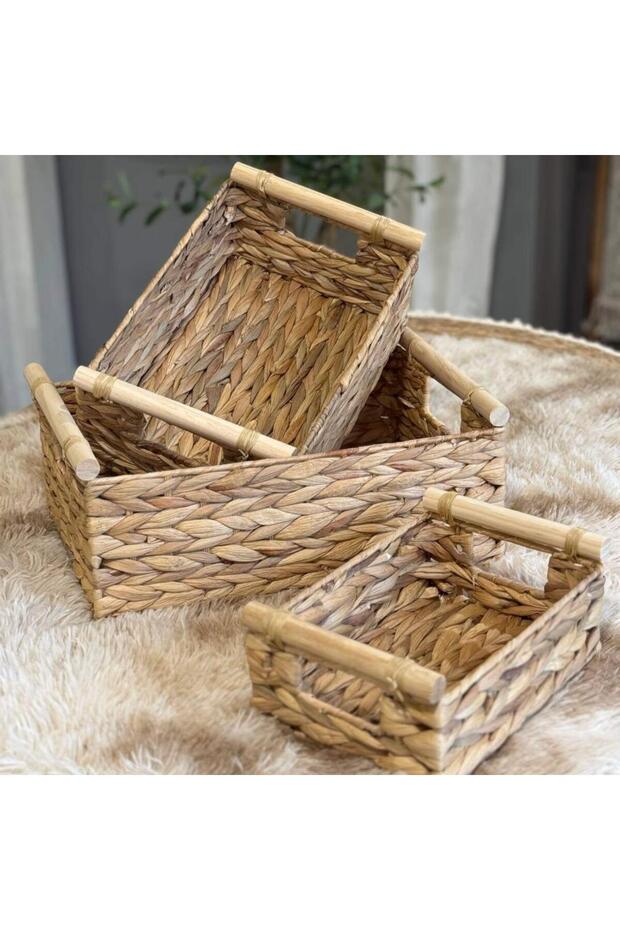 سلال خوص Natural Wicker Baskets - 2
