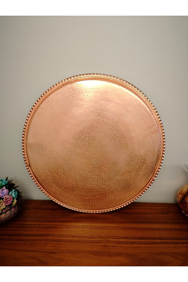 Bakır Çekiçli Sini 60 Cm - 3