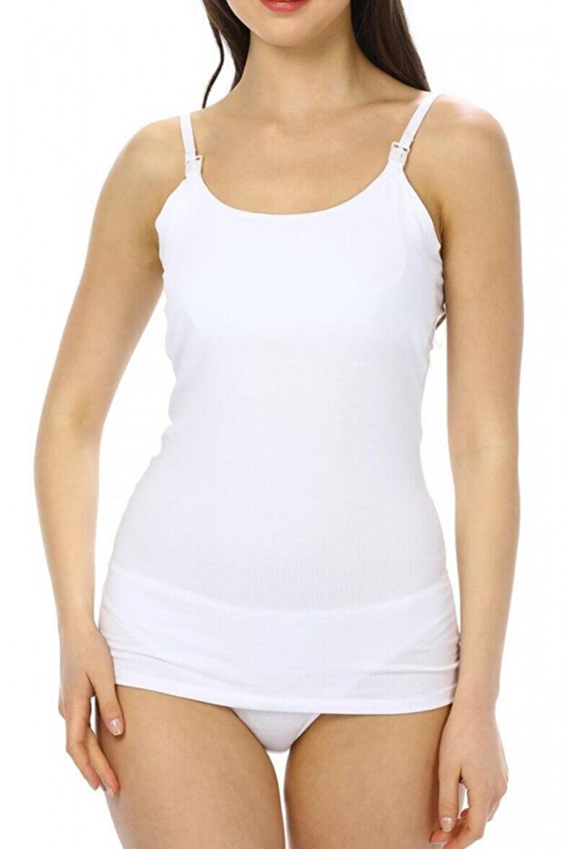 Breastfeeding Tank Top 1268 White