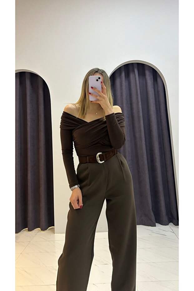 Çapraz Tasarım Bluz - 4