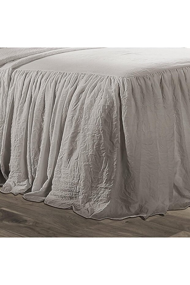 طقم غطاء سرير مكشكش - 3