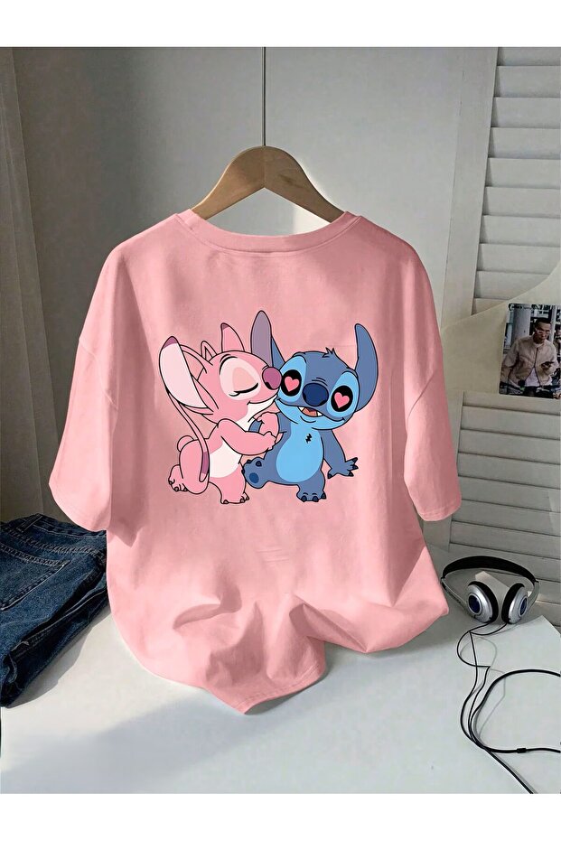 AŞK Dolu Stitch Baskılı - 1