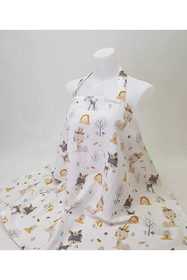 100% Organic Cotton Nursing Apron (Our Fabrics Are Certified)