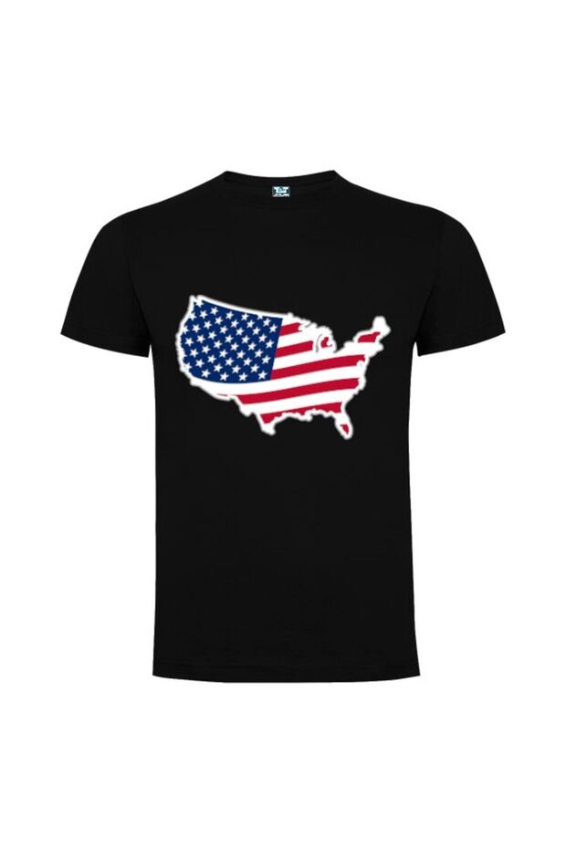 Tricou bărbat - Uncle Sam Map - 1