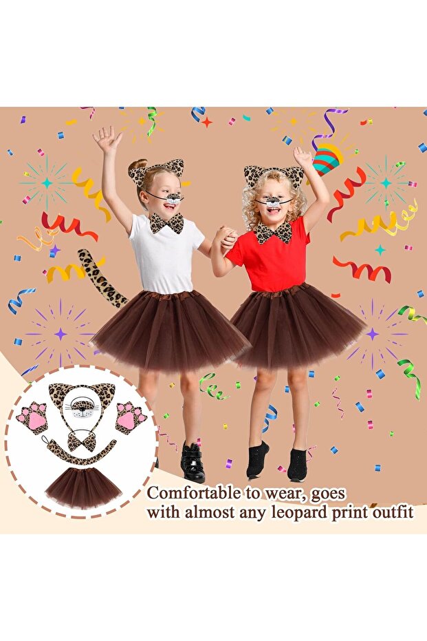 طقم أزياء أوشيما بنقشة جلد النمر - 5