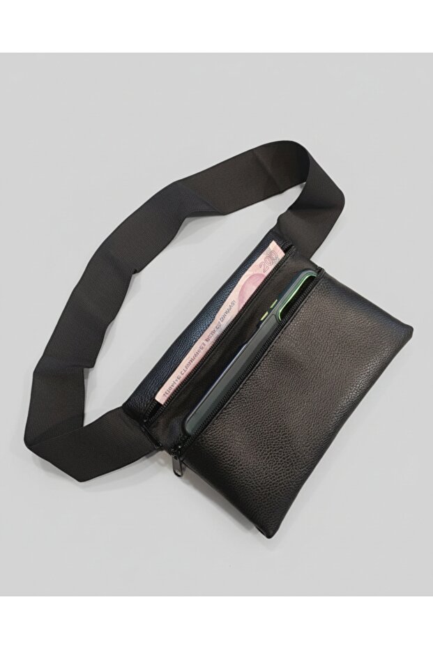 Waterproof Leather Hajj Umrah Passport Phone Waist Bag
