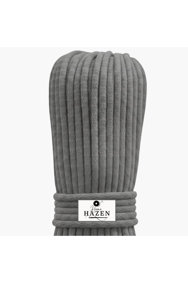 Cord Rope Cotton 4-5 mm 500 Gr 45-50 m Basket Bag Supla Rope - Gray