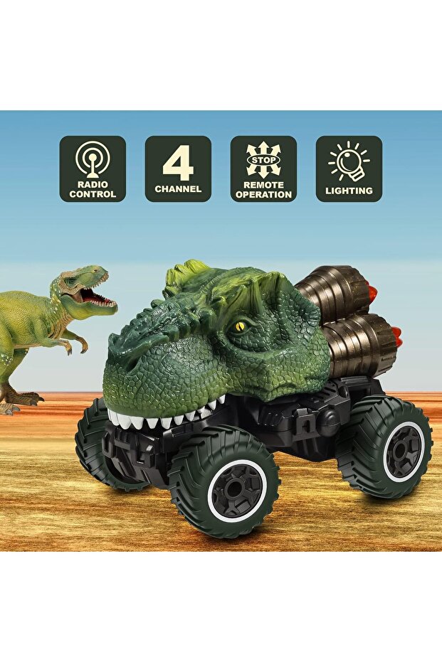 سيارة ديناصور تعمل بجهاز تحكم عن بعد - 3