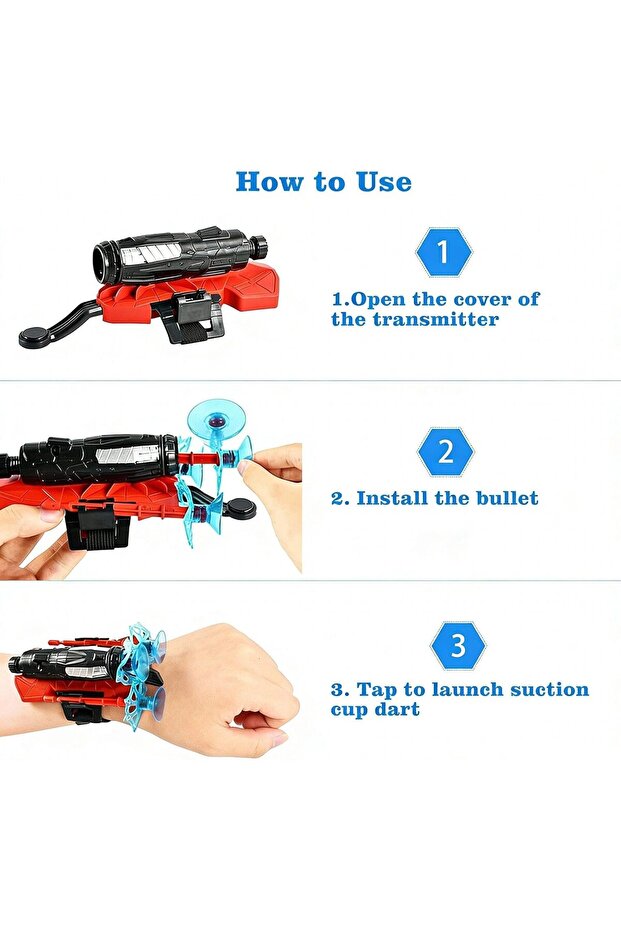 قفازات إطلاق سبايدرمان - 6