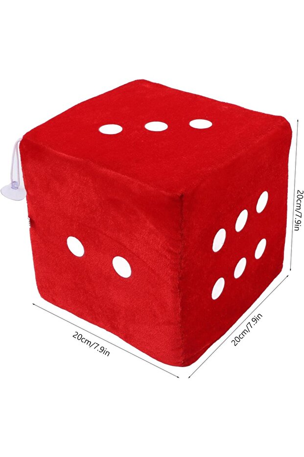 Large Plush Dice Pillow - 6