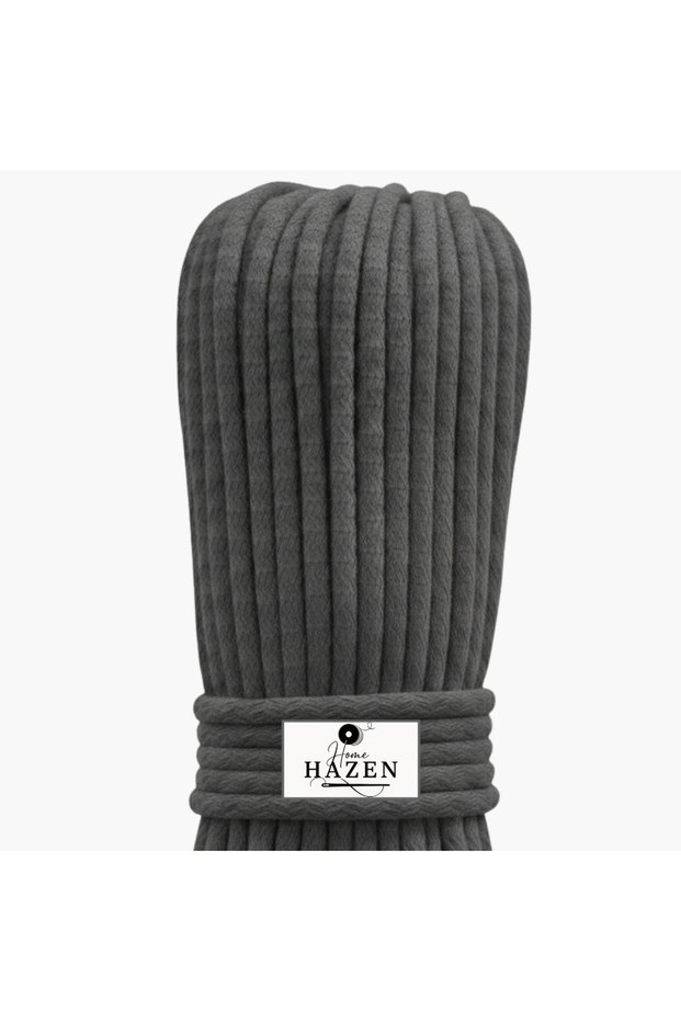 Cord Rope Cotton 4-5 mm 500 Gr 45-50 m Basket Bag Supla Rope - Smoked