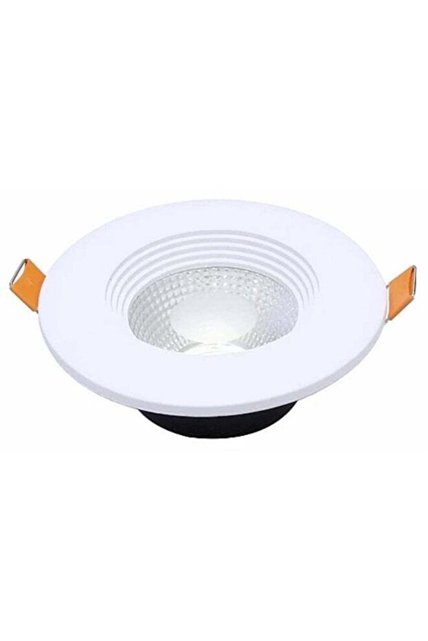مصباح LED موضعي 7 واط - 7 سم ضوء أبيض - صغير الحجم، متين، وموفر للطاقة، يُثبت في السقف
