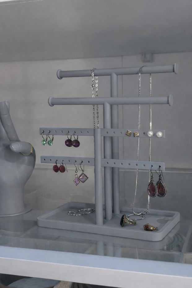 3D Printing Jewelry Stand – Earring, Necklace, and Ring Organizer