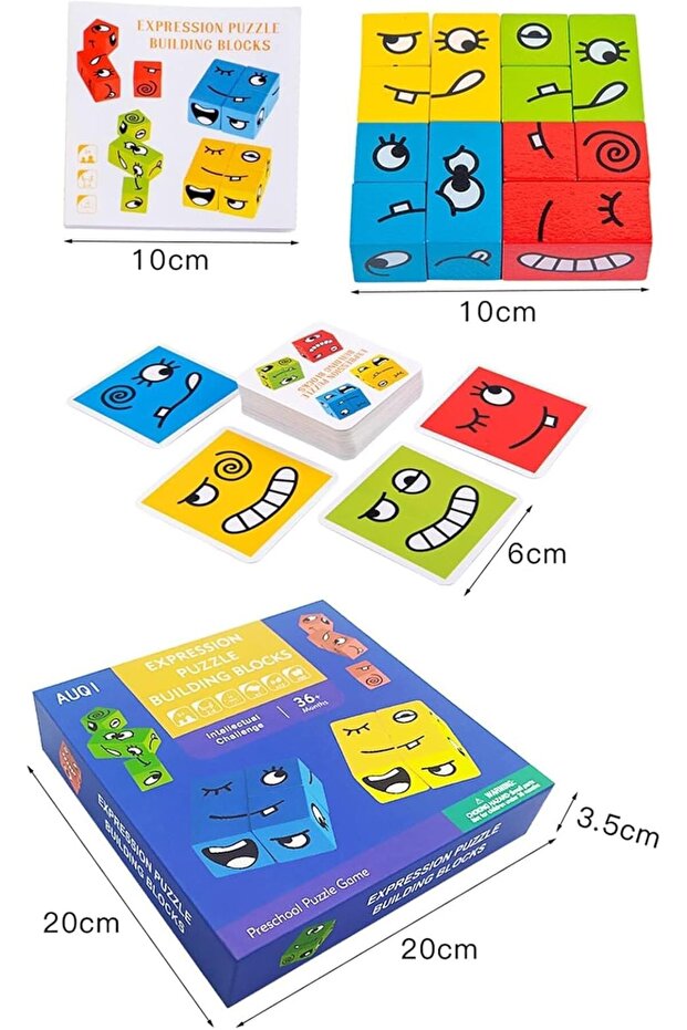 لعبة مكعبات البناء لتغيير الوجوه - 2