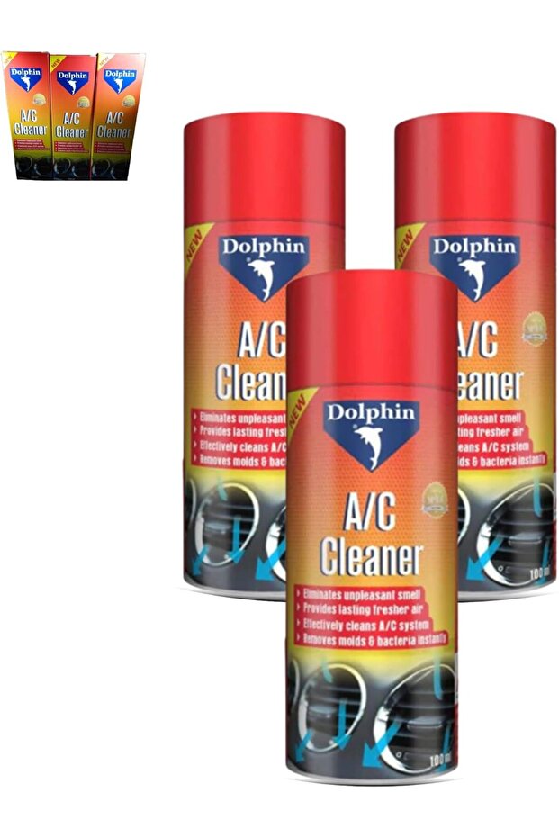 Car AC Cleaner Spray 3 Pack, Fresh Scent Foam for Interior Air Conditioner Vents and Ducts