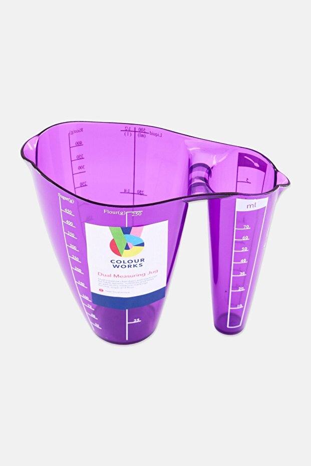 إبريق قياس مزدوج سعة 600 مل، متنوع - 2