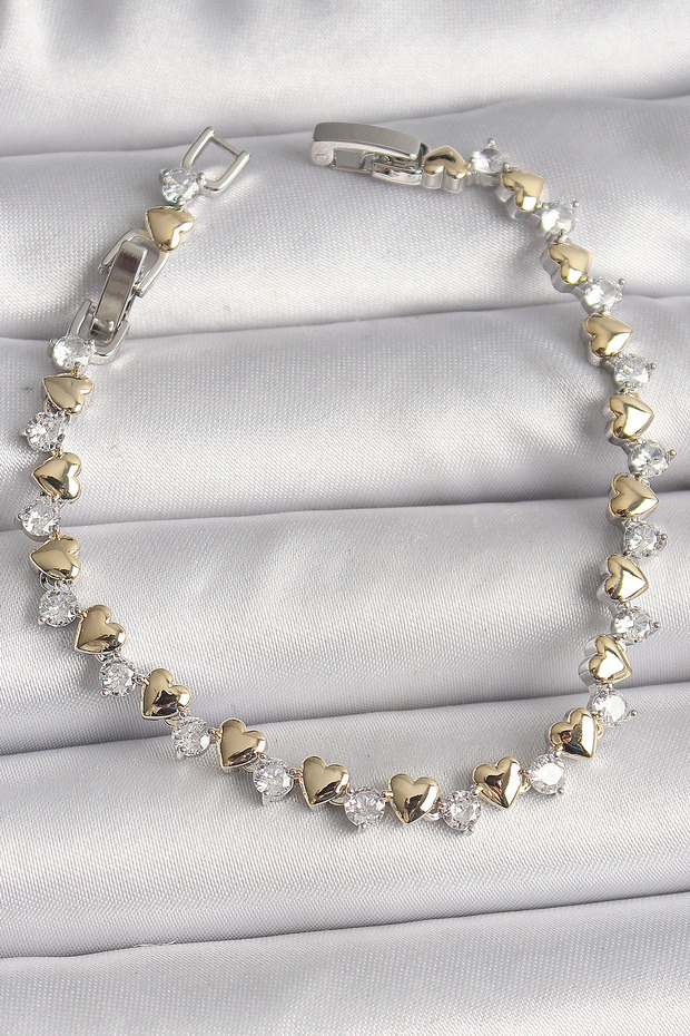 Brass Silver Rk Zircon Stone Gold Li Vip Series Women's Bracelet