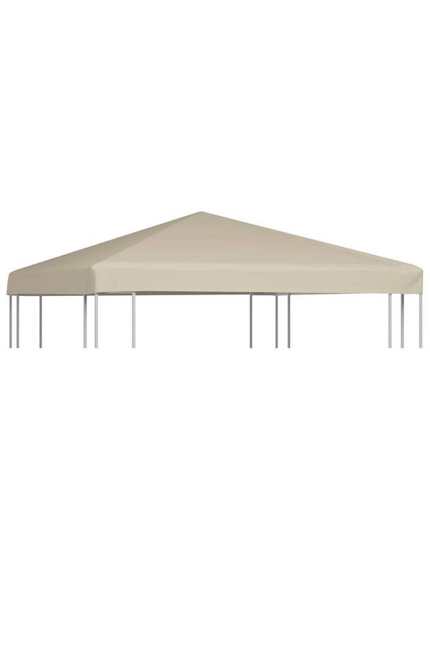 Gazebo Top Cover 310 g/m² 3x3 m Beige