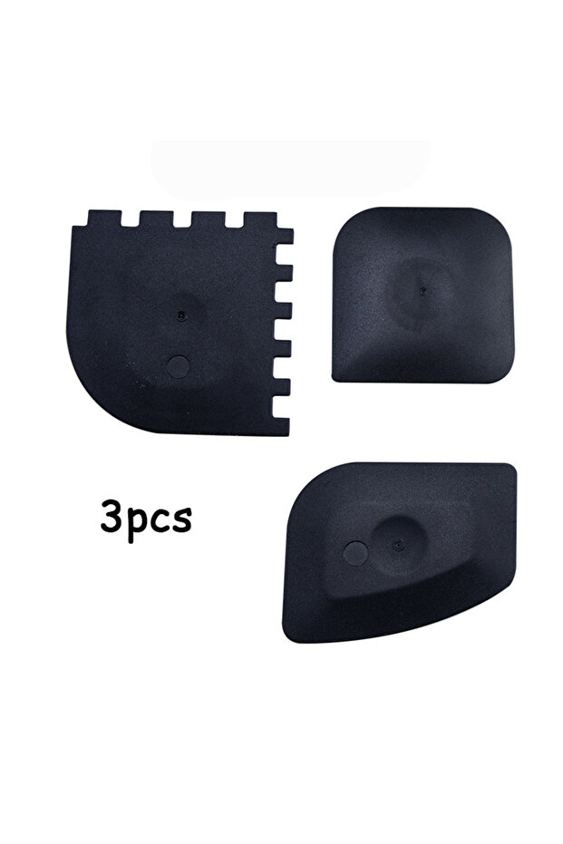 Red 3Pcs Grill Pan Scraper Tool Frying Pan Stripe Cast Iron Skillet Grease Cleaning Scrapers Serrate