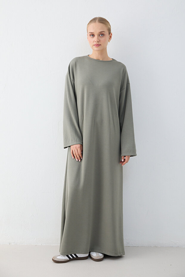 Basic Modal Elbise 76-1004 - 6