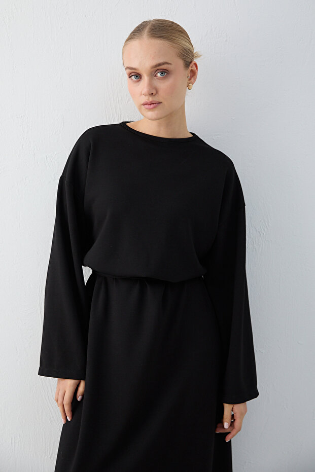 Basic Modal Elbise 76-1004 - 3