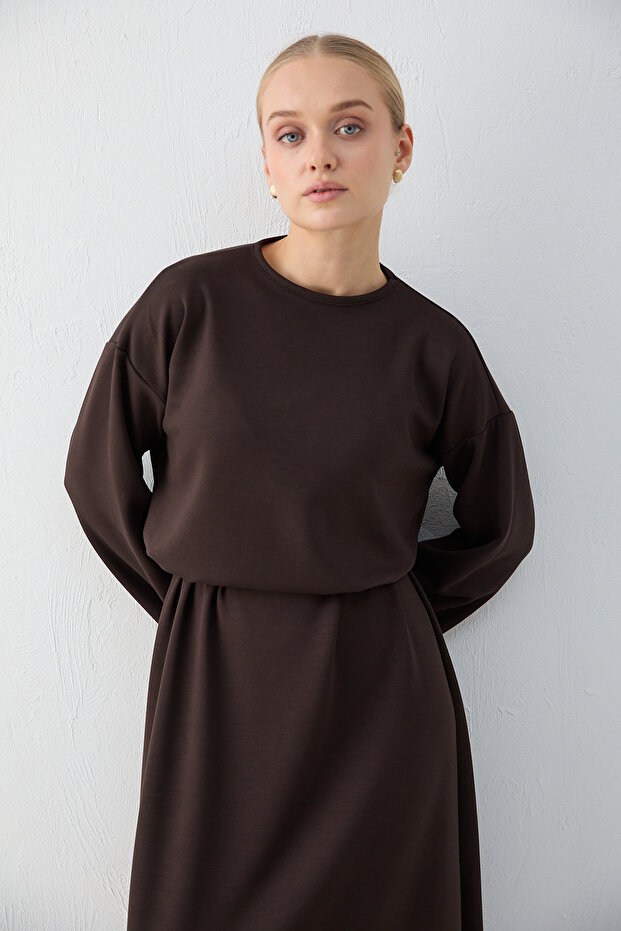 Basic Modal Elbise 76-1004 - 8