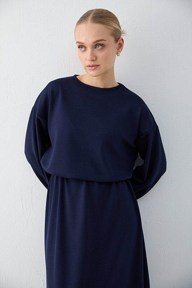 Basic Modal Elbise 76-1004 - 6