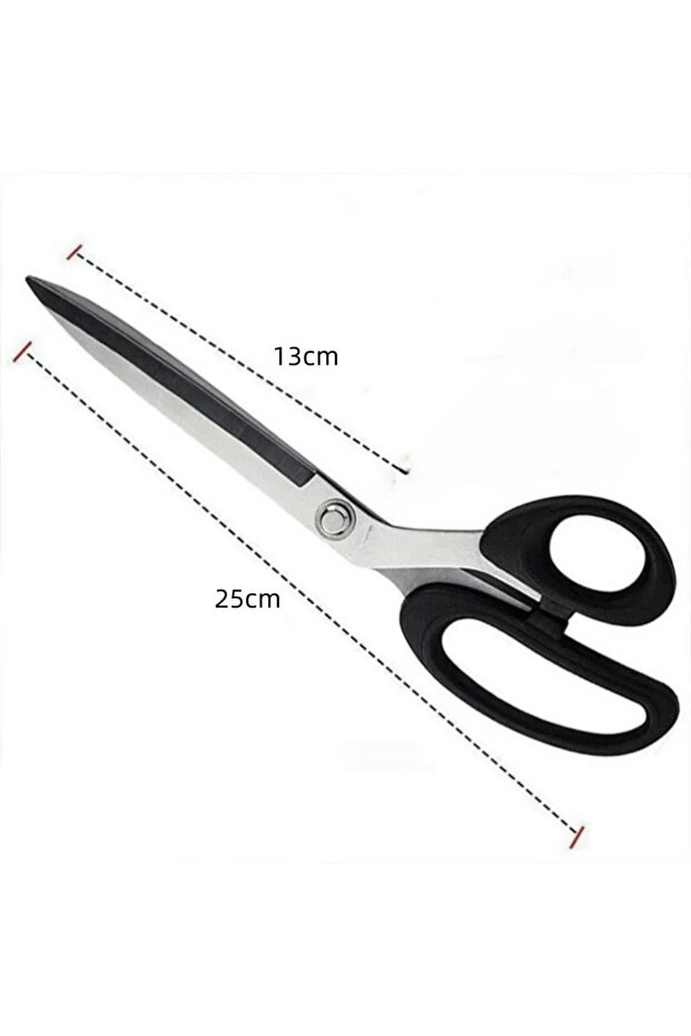 10 Inch 10/8 Inch Stainless Steel Scissors Tailor's Scissors for Fabric Professional Sewing Tool Gar