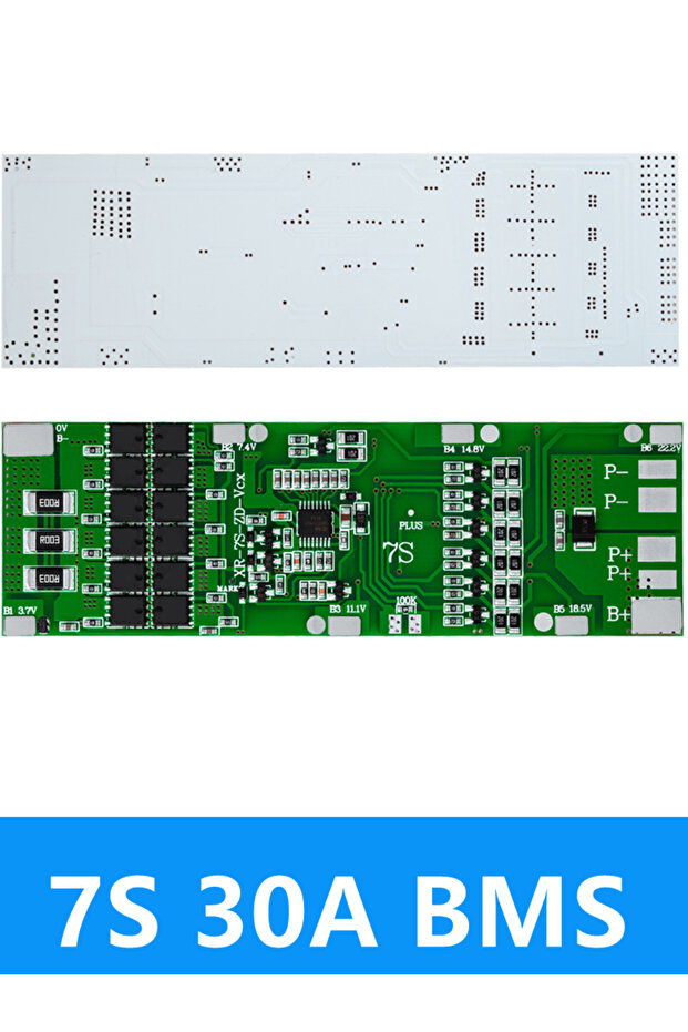 7S 30A BMS BMS 7S 24V 10A 15A 20A 30A Li-ion 18650 Battery Charge Board With Balance Function Short