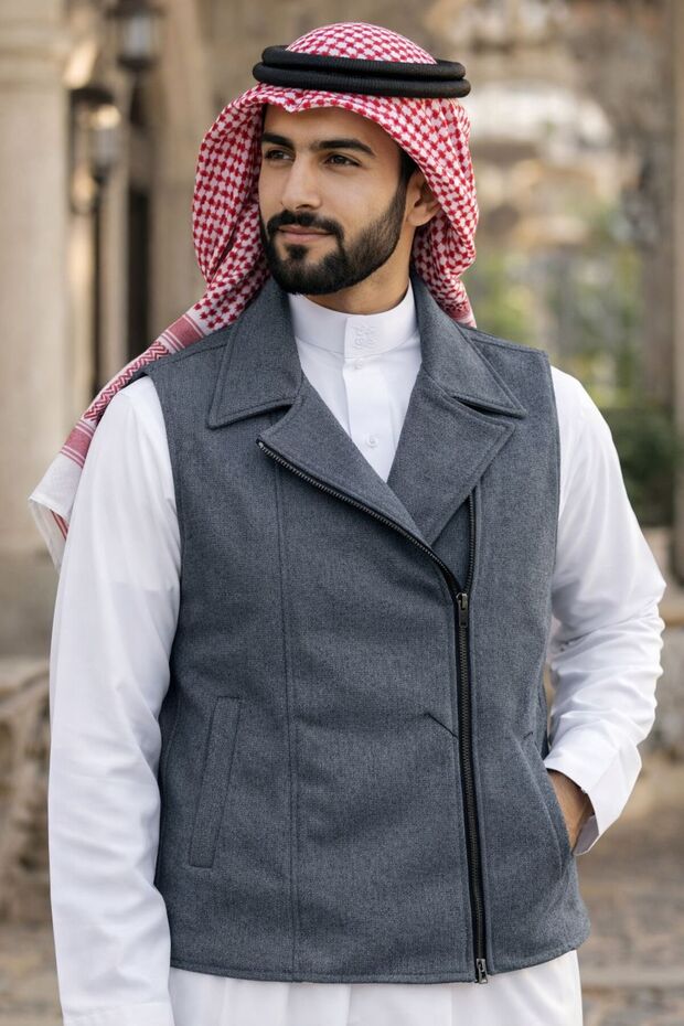 سديري رجالي كاجول انيق