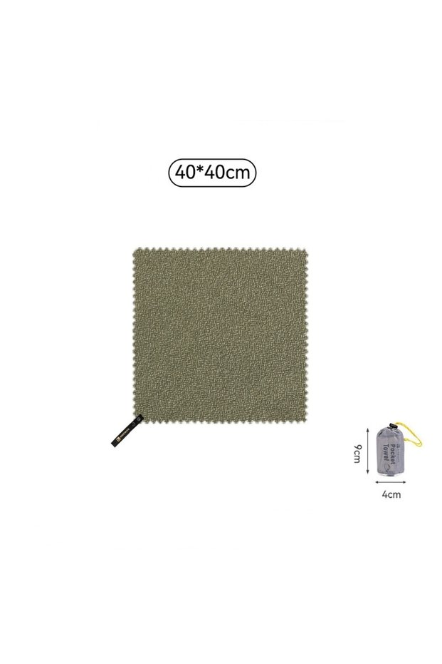 Green 40x40cm HIKEMAN Outdoor Quick-drying Towel Portable Camping Hiking Sports Towel Gym Towel