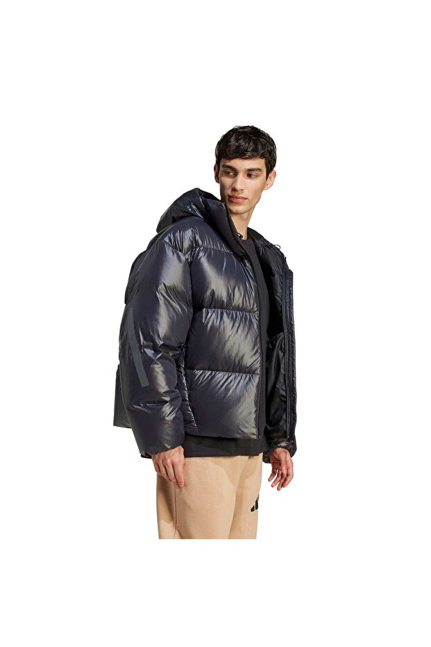 M Z.N.E. PUFFER Erkek Siyah Ceket JL6905 - 2
