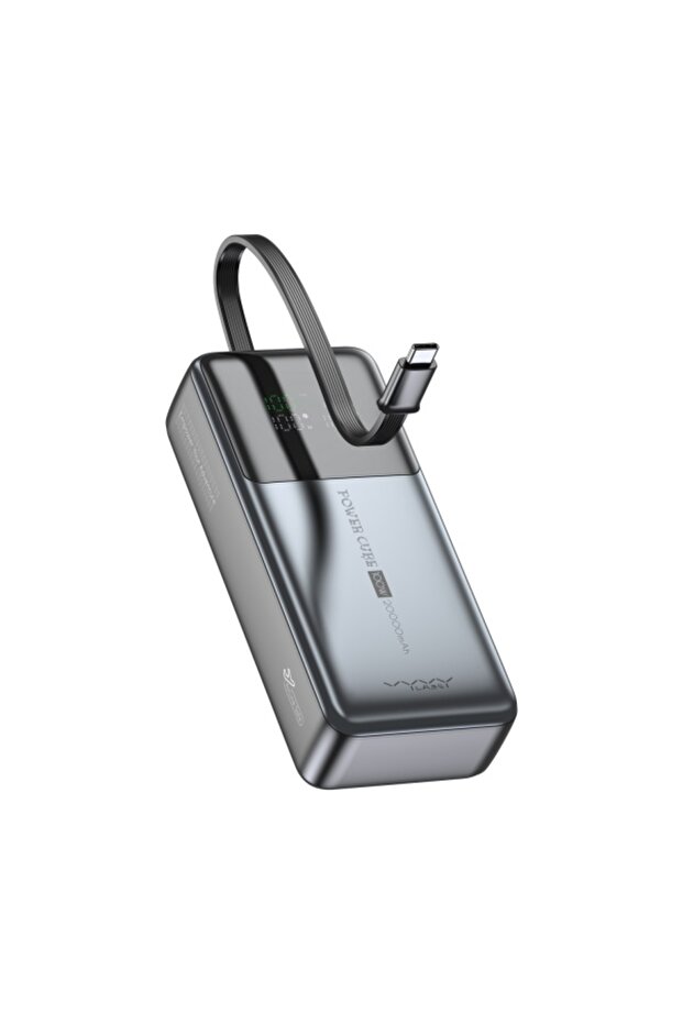 Power Cube Pro Digital Display Power Bank 20000mAh 100W (with Type-C Fast Charging Cable)