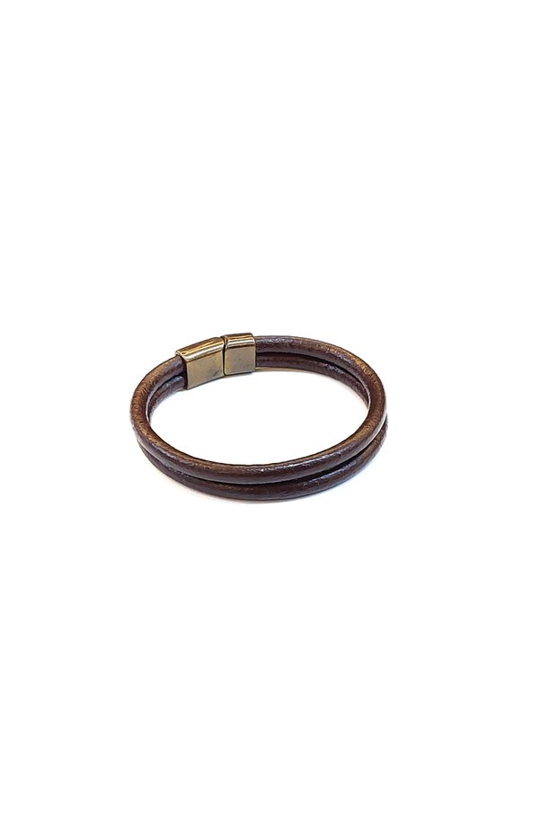 Terra Line – Nobility of Earth Tones Genuine Leather Men's Bracelet-1457