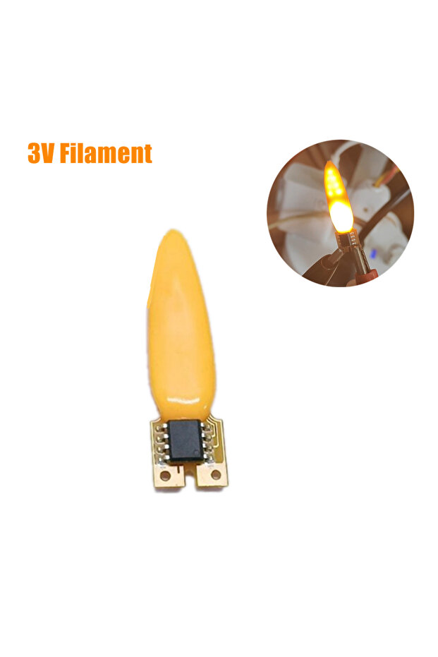 10PCS Flame Filament 100~1PCS Per Box 2 Modes 3V Led Flash Candles Edison Bulb Flame Filament Diode