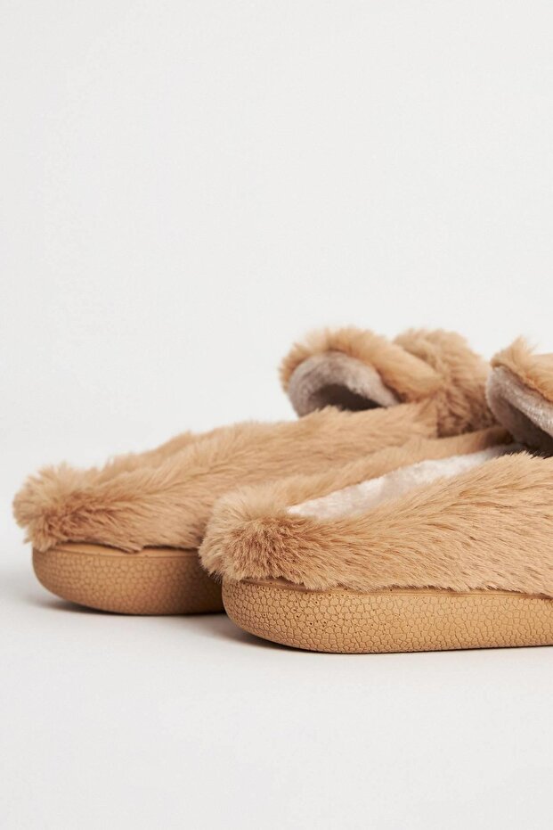 Loafer Taba PeluşTerlik - 3