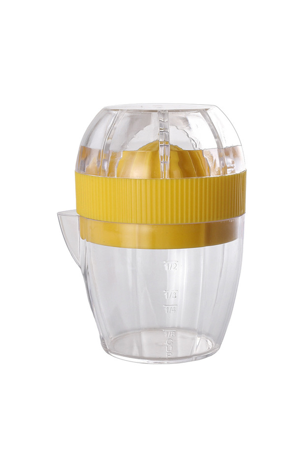 1pc Lemon Juicer with Lid Plastic Manual Lemon Juicer Orange Cup Press Citrus Juicer with Spout Frui