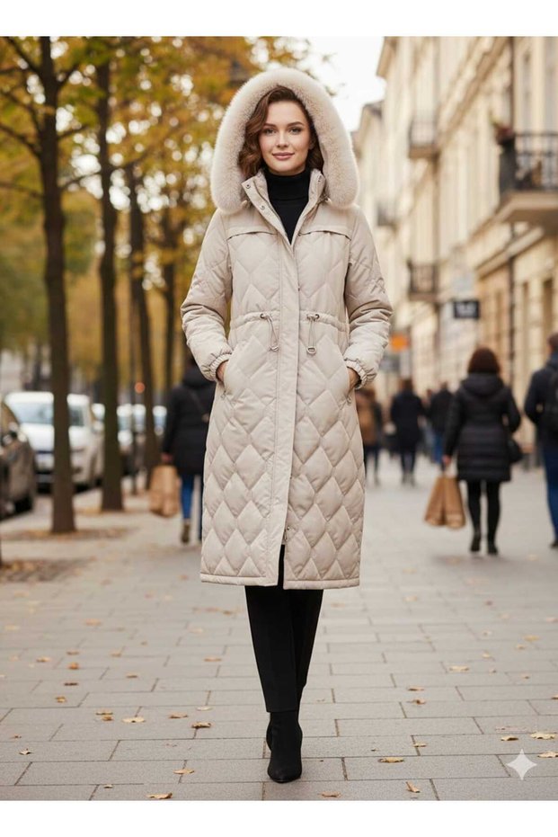 Women's Youthful Padded Sleeve Elasticated Quilted Coat Jacket 198