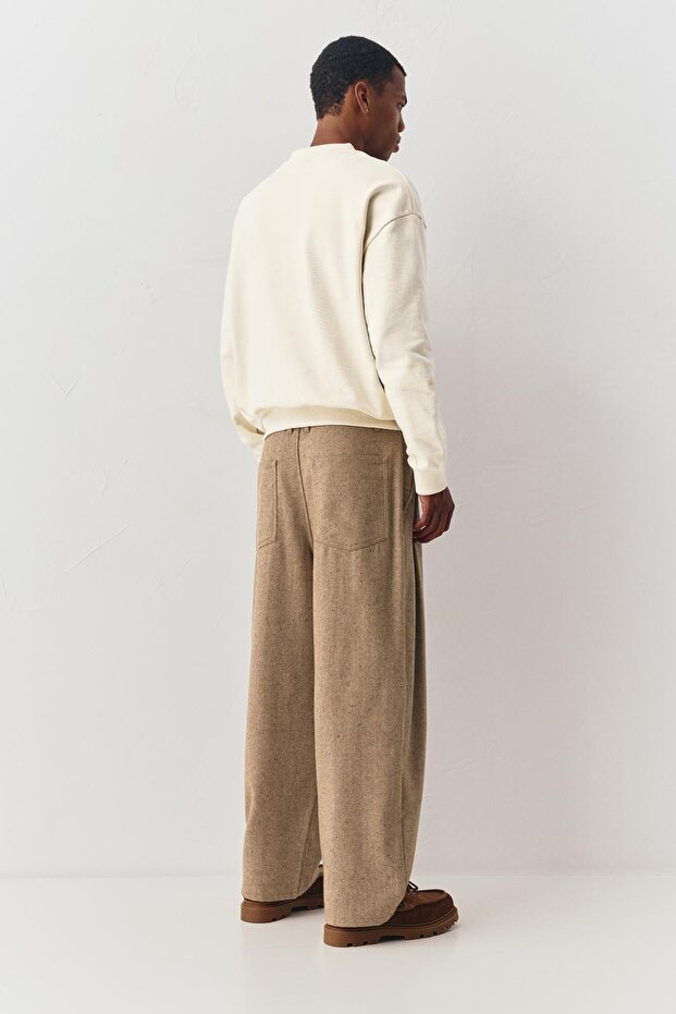 Bisikletçi grafik baskılı sweatshirt - 3