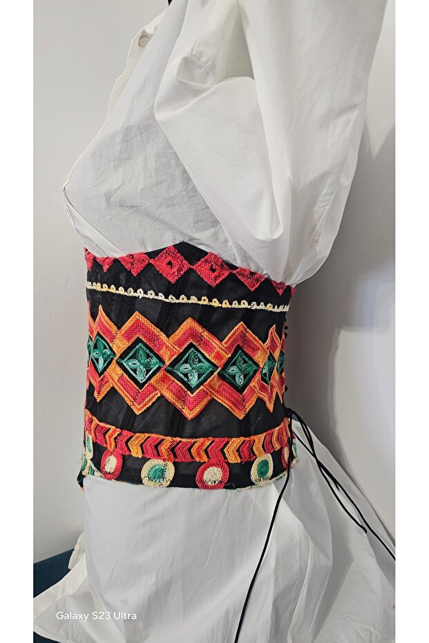 Corset brâu multicolor - 5