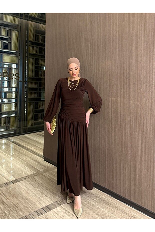 Sandy Kumaş Elbise - 1