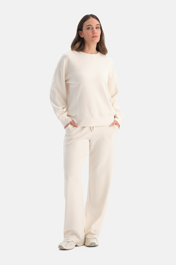 CEPLİ KORDONLU MODAL PANTOLON - 1