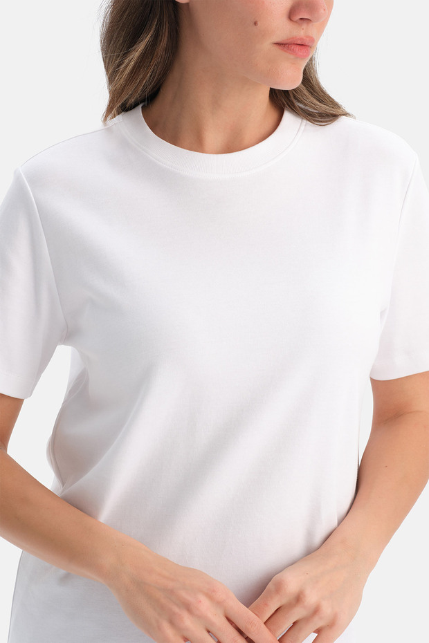 BİSİKLET YAKA BASIC TİŞÖRT - 5