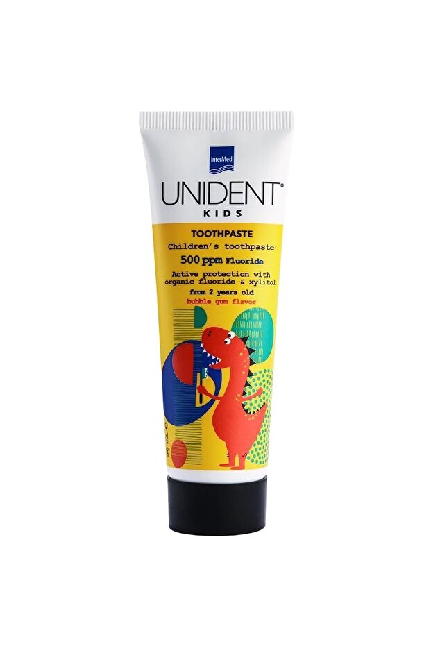 Unident Kids Toothpaste 2Yrs Bubble Gum Flvr 50 Ml