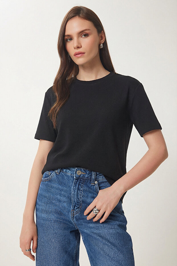 Basic Örme T-shirt - 2