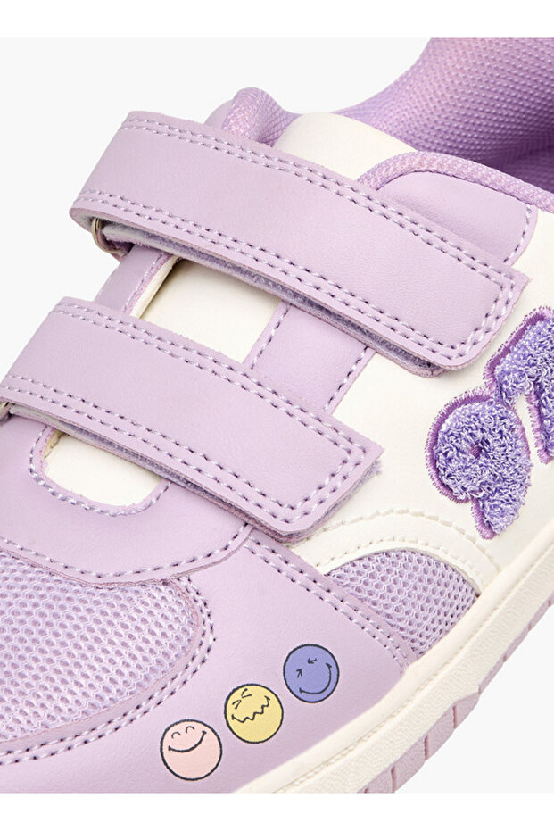 Girls Hook & Loop Sneakers - 4