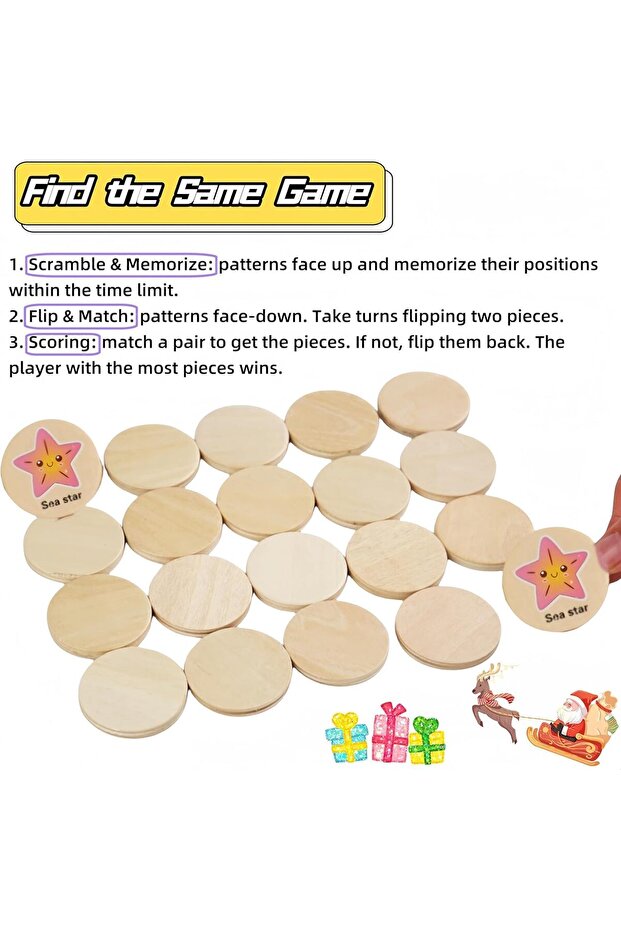 Match Memory Game - Sea Animals - 2