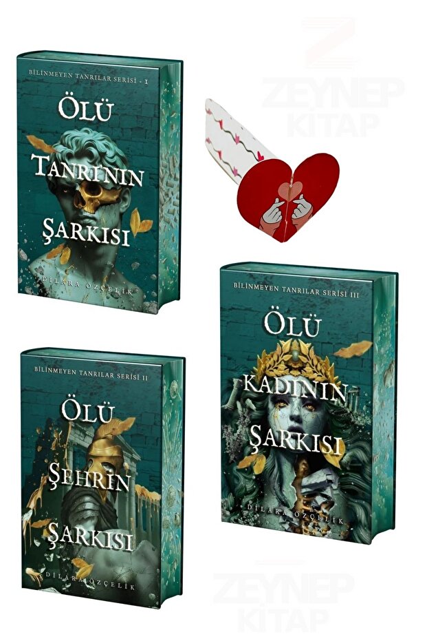 Ölü Tanrının Şarkısı 1 Ölü Şehrin Şarkısı 2 Ölü Kadının Şarkısı 3 Hardcover (with Bookmark Gift)